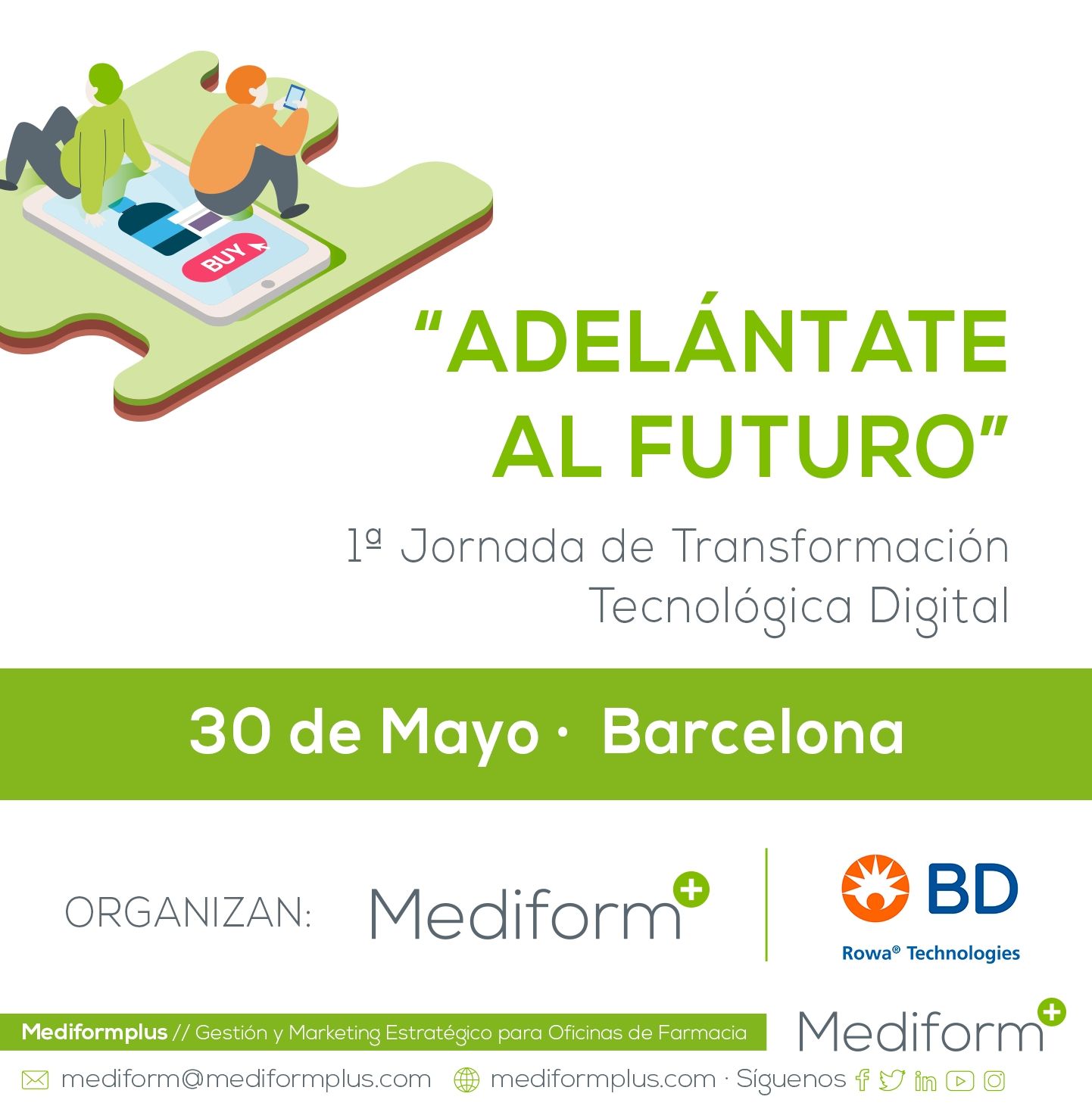 1ª Jornada de Transformación Tecnológica y Digital de la Oficina de Farmacia
