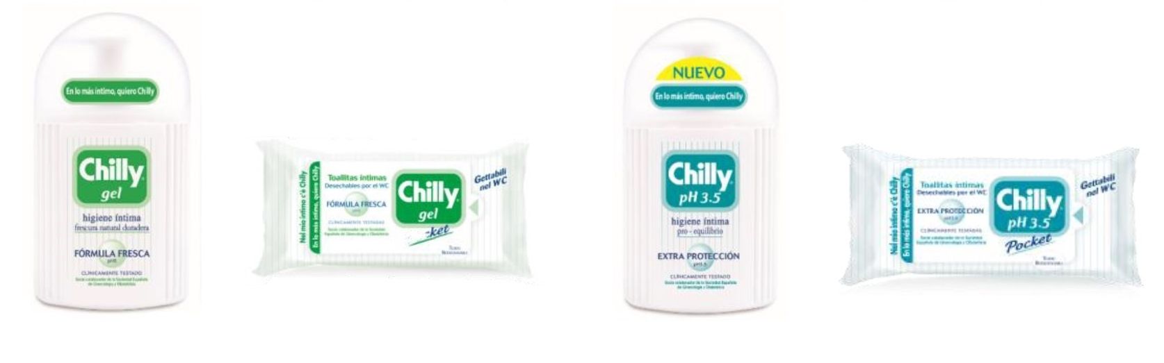 Chilly, fórmulas innovadoras para la higiene íntima de la mujer