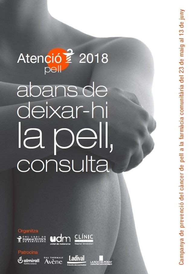 El Colegio de Farmacéuticos de Barcelona pone en marcha una nueva edición de la campaña «Atención Piel»