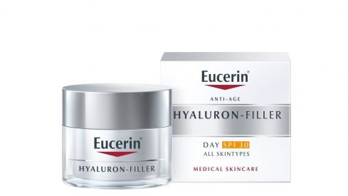 Eucerin® Hyaluron-Filler se renueva con un factor de protección FPS 30