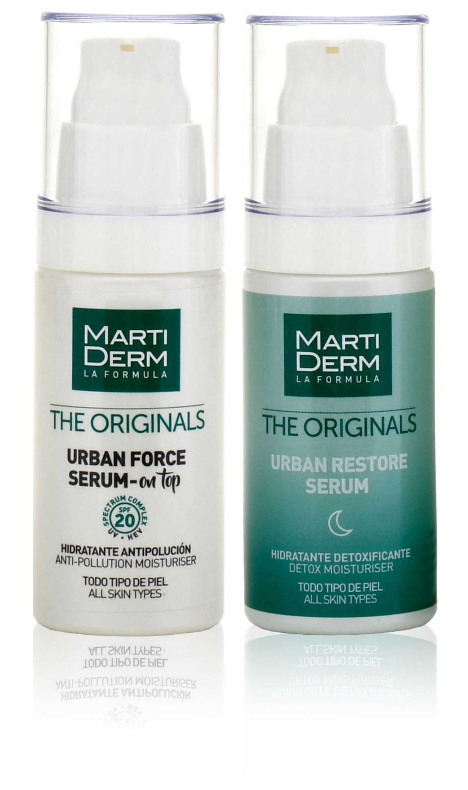 MartiDerm amplía su familia The Originals con dos Urban Serums
