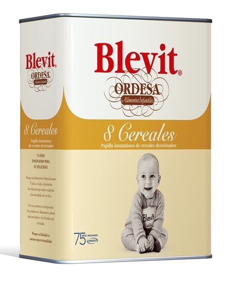 Blevit celebra el 75º aniversario de Laboratorios Ordesa con una edición limitada de latas vintage