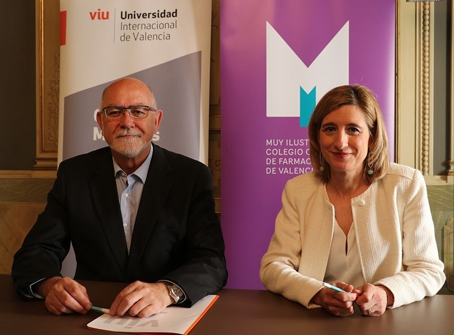 La Universidad Internacional de Valencia y el Colegio de Farmacéuticos se unen para fomentar la investigación en Ciencias de la Salud