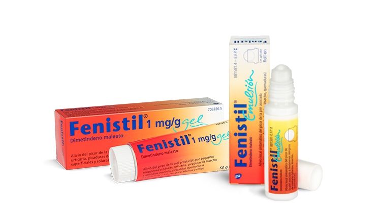Fenistil, alivio del picor de la piel irritada