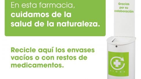 Las farmacias contarán con un nuevo identificador del Punto SIGRE