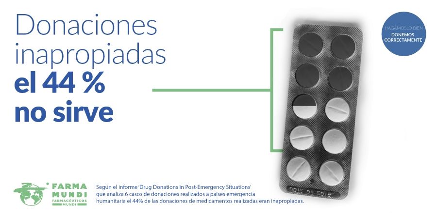 Farmamundi reivindica las donaciones responsables de medicamentos con una nueva campaña