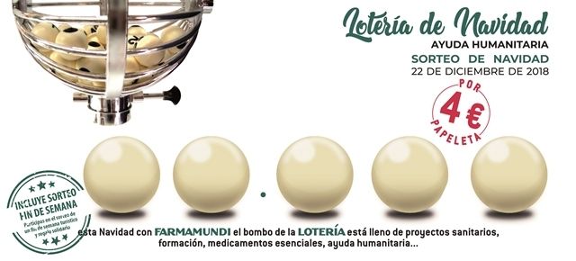 Farmamundi lanza la lotería solidaria de las farmacias