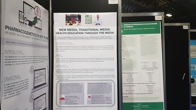 El Consejo General de Farmacéuticos presenta 3 nuevos pósteres en el Congreso de la FIP