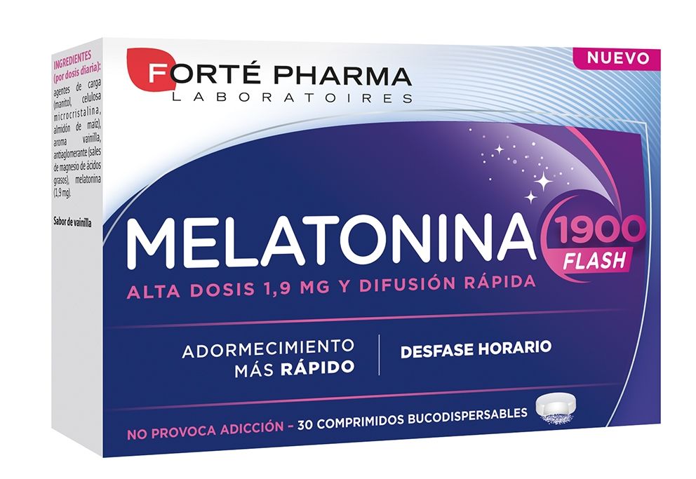 Nuevo Forté Melatonina 1900 Flash