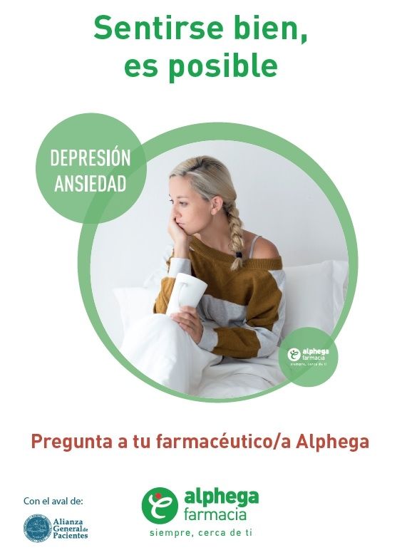 Alphega Farmacia lanza su campaña sanitaria centrada en la depresión y la ansiedad