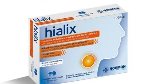 Hialix®, bucofaríngeo con ácido hialurónico y extracto de liquen islandés