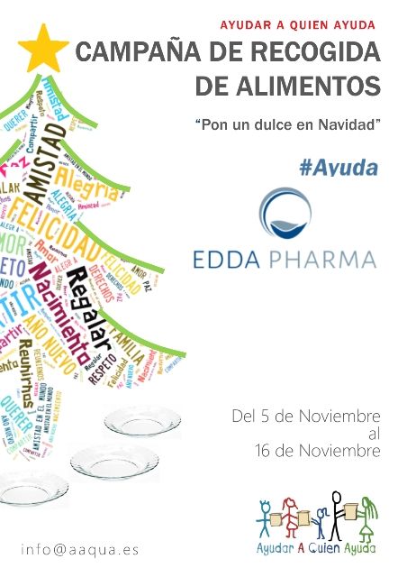 EDDA PHARMA colabora con la asociación Ayudar a quien Ayuda