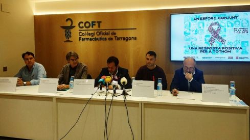 Los farmacéuticos de Tarragona colaboran activamente en la lucha contra el SIDA