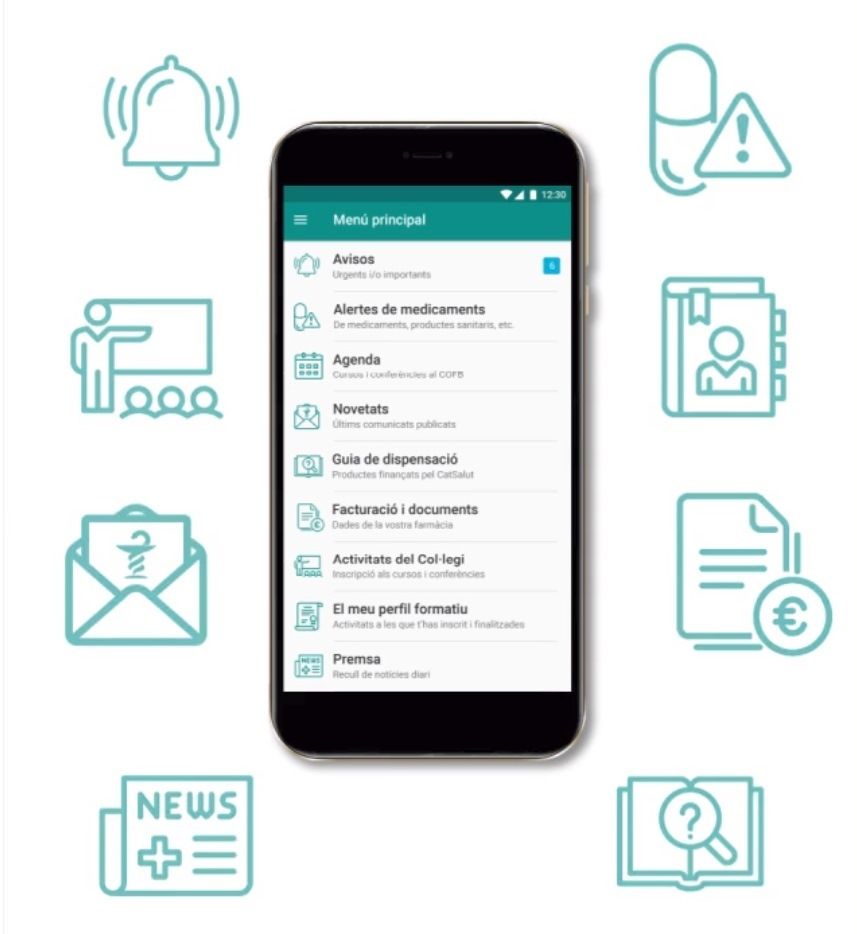 El Colegio de Farmacéuticos de Barcelona renueva su app