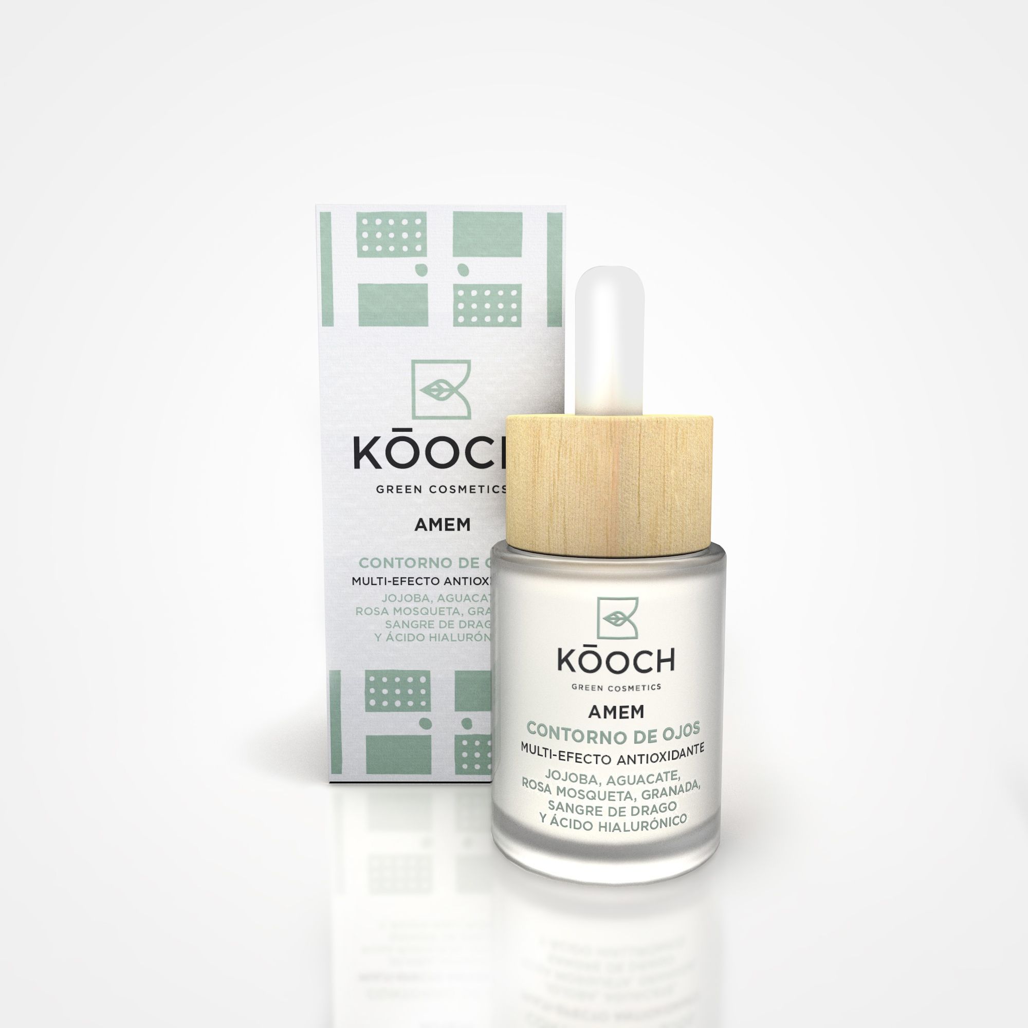 La gama Amem, de Kóoch Green Cosmetics, incorpora un contorno de ojos