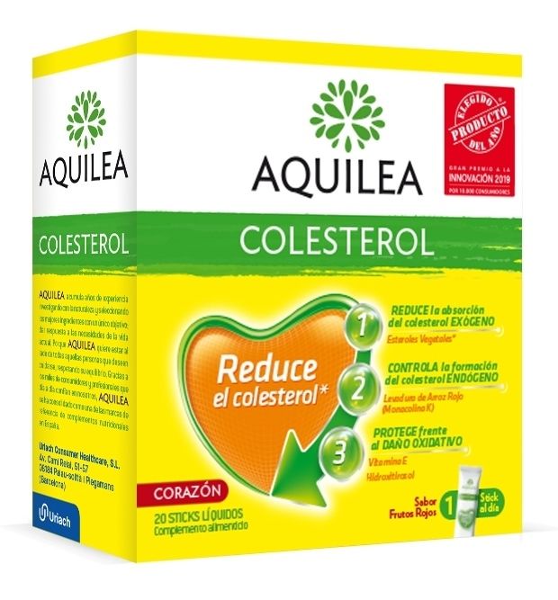 Aquilea Colesterol, Producto del Año 2019 en la categoría «Productos para el colesterol»