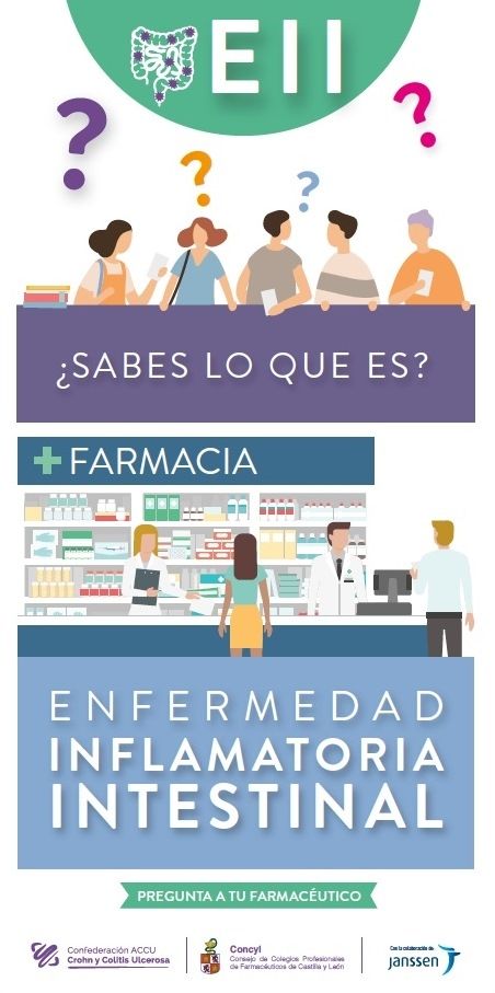 Las farmacias de Castilla y León inician una campaña sobre la enfermedad inflamatoria intestinal
