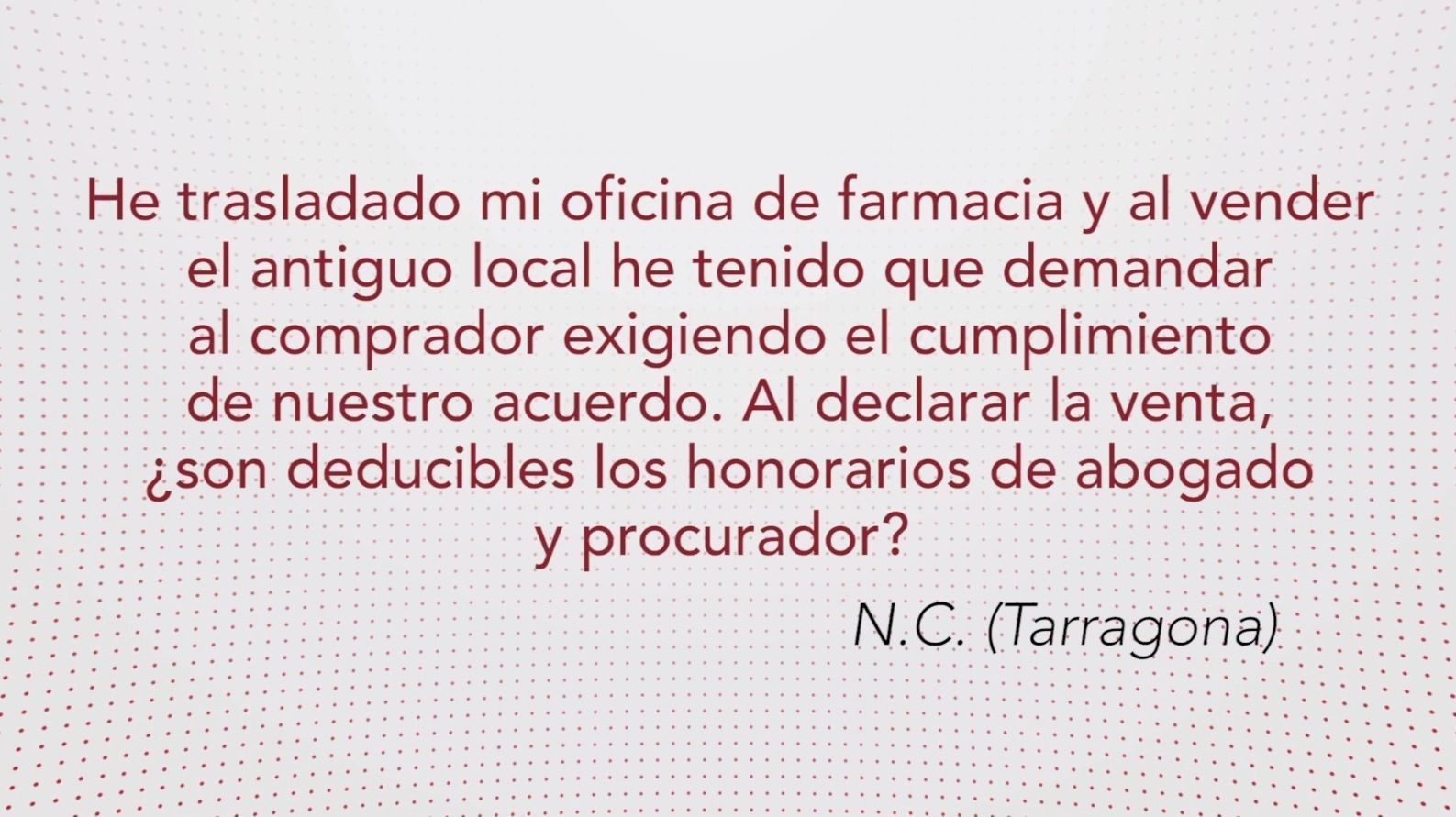 Ganancia patrimonial y venta de local
