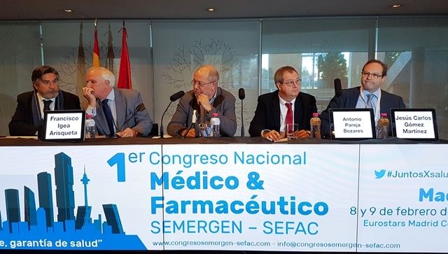 Médicos, farmacéuticos y políticos, unidos en beneficio del paciente