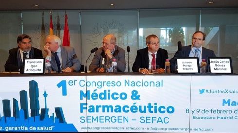 Médicos, farmacéuticos y políticos, unidos en beneficio del paciente