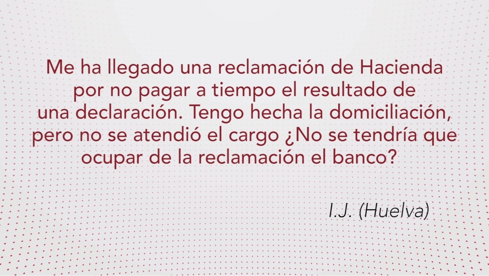 Reclamación de Hacienda
