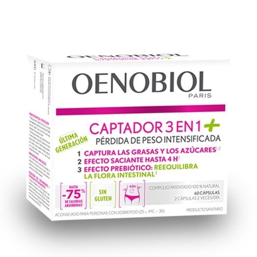 Oenobiol Captador 3 en 1® Plus+: innovación en control de peso