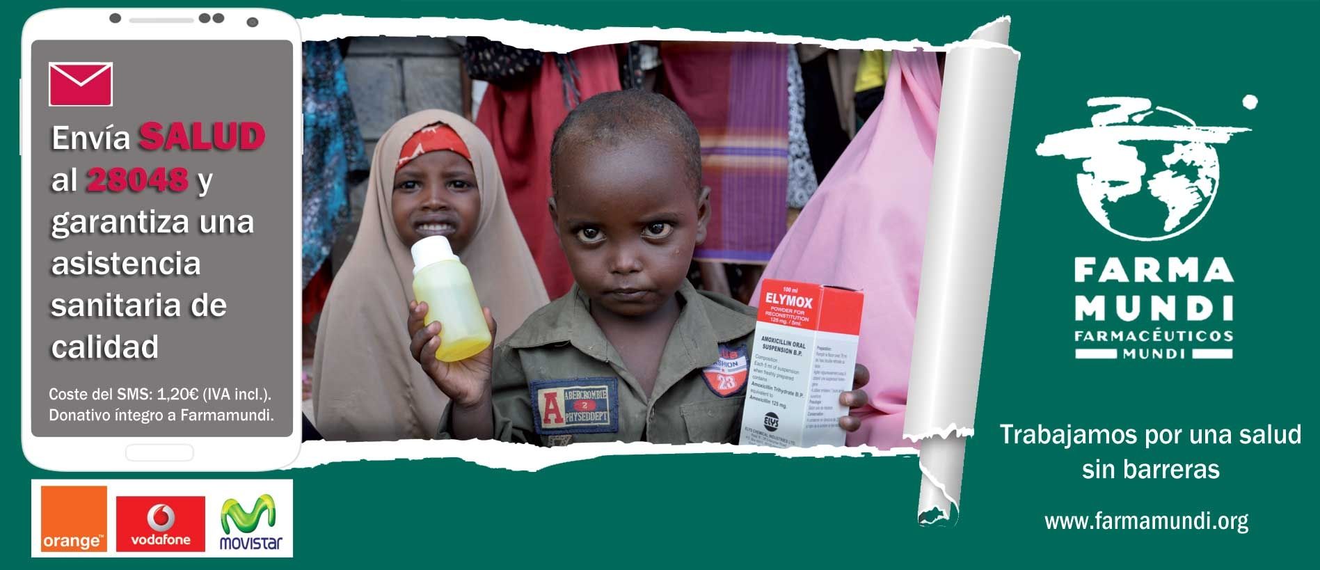 Farmamundi activa un SMS solidario