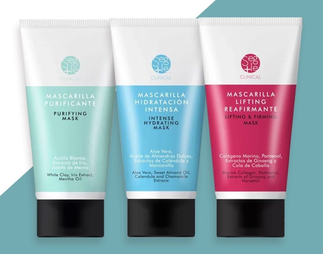 Segle Clinical: mascarillas de cuidado intensivo adaptadas a cada tipo de piel