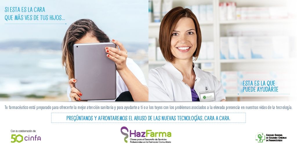 Los farmacéuticos inician una campaña para alertar sobre la adicción a las nuevas tecnologías en niños y adolescentes