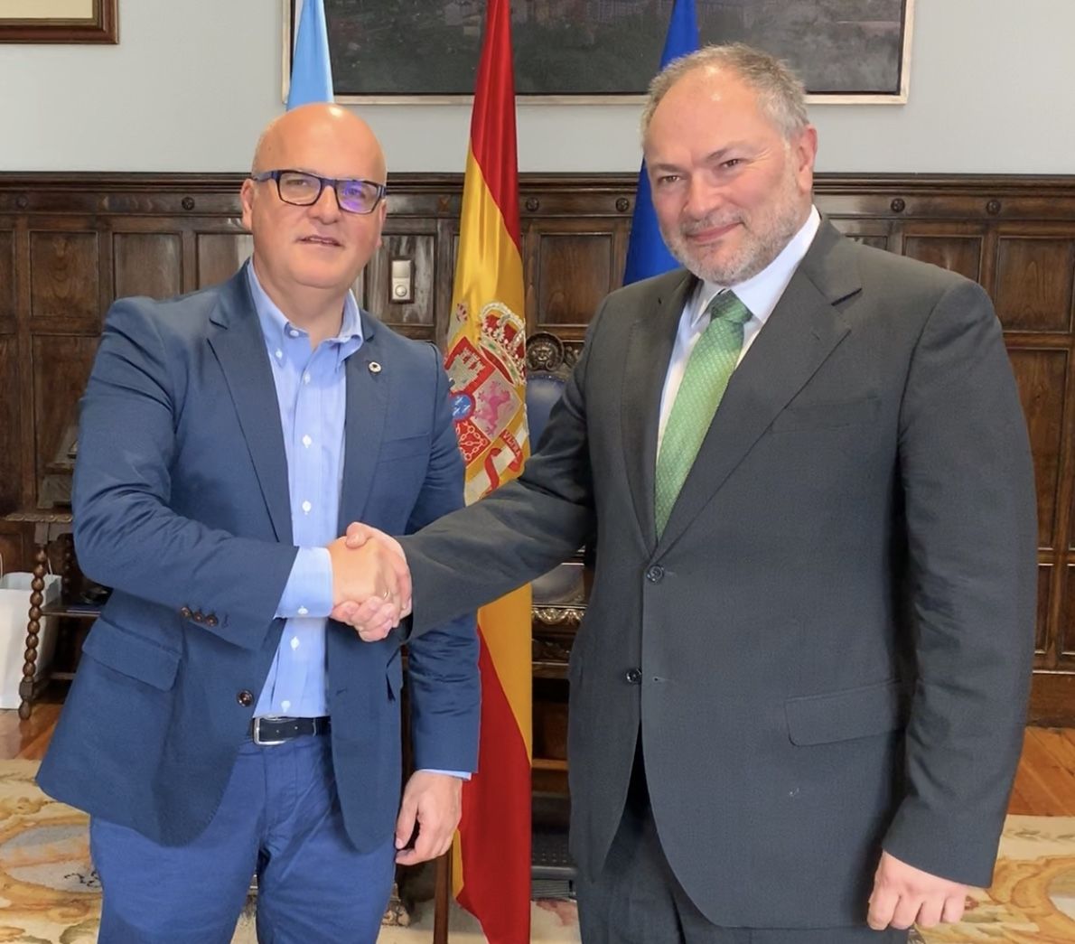 La Diputación de Ourense apoyará económicamente al COF de Ourense