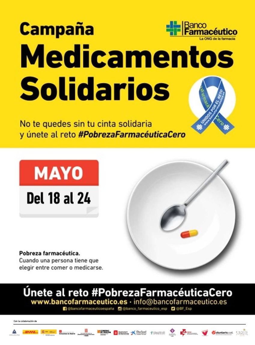 La Campaña de Medicamentos Solidarios arranca este sábado