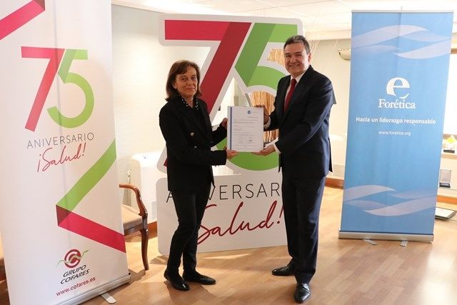 Cofares renueva el certificado SGE 21 de Forética en gestión ética y socialmente responsable