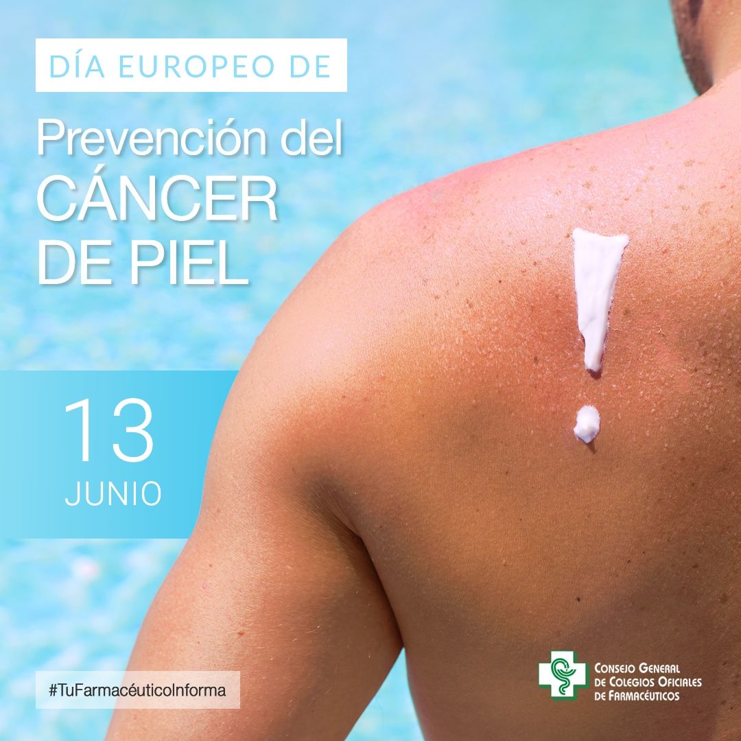 El Consejo General de Farmacéuticos se suma al Día Europeo de Prevención del Cáncer de Piel