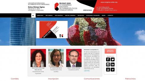 SEFAC presenta la página web del IX Congreso Nacional de Farmacéuticos Comunitarios
