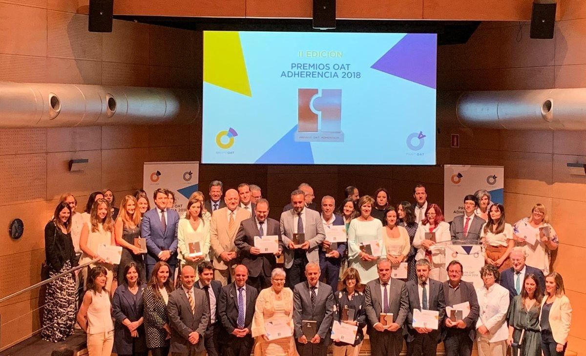 El Grupo OAT reconoce y premia las diez mejores iniciativas y proyectos de adherencia al tratamiento