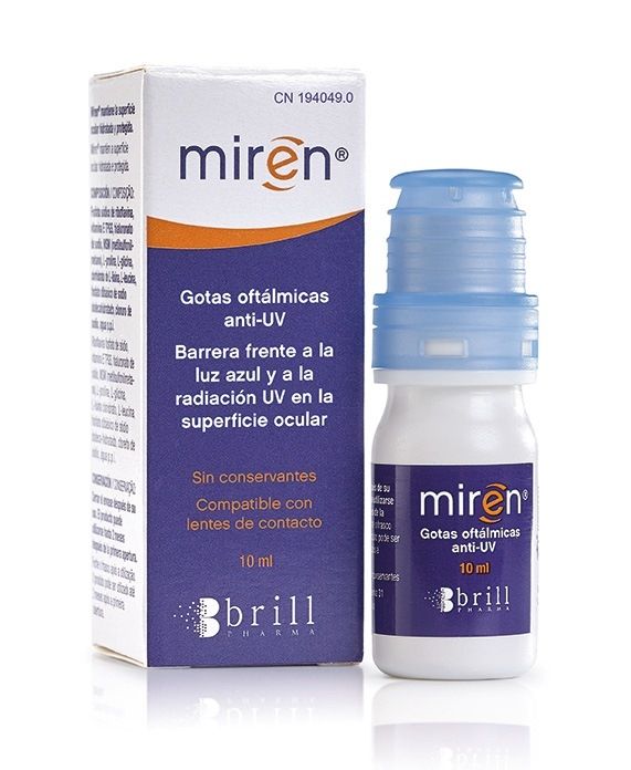 Brill Pharma lanza Miren® para proteger frente a las luces azul y ultravioleta