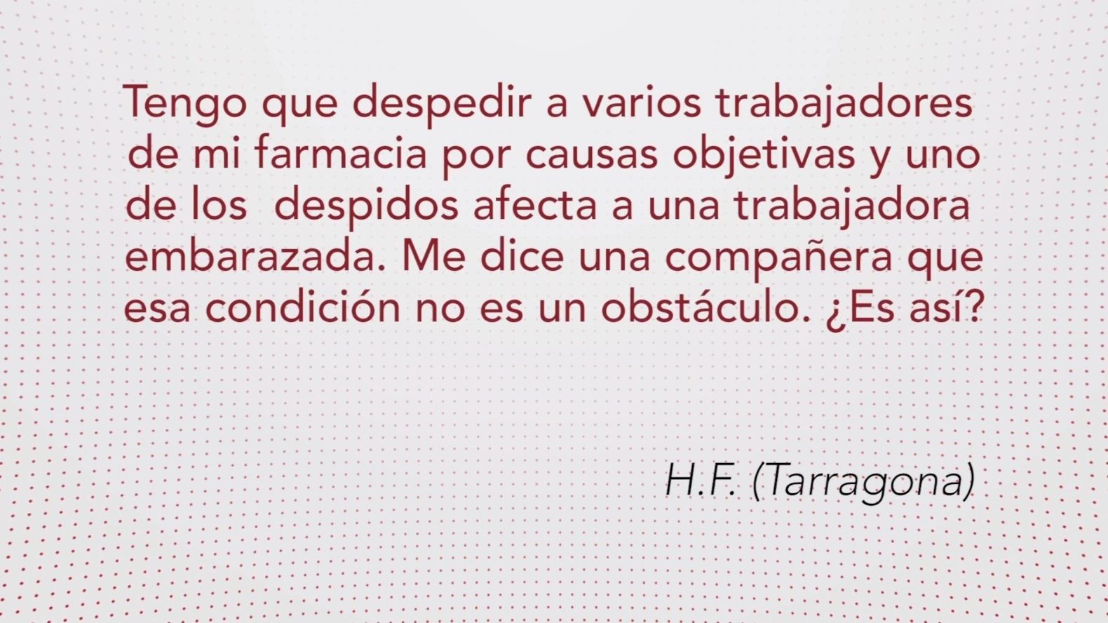 Despido y embarazo