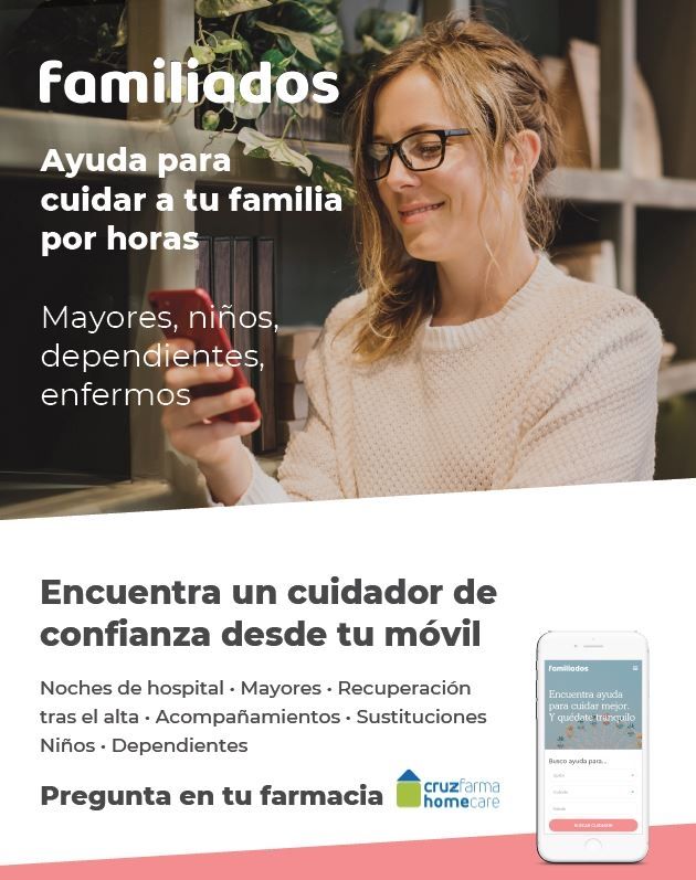 Novaltia y Familiados lanzan un servicio para encontrar cuidadores a través de la farmacia