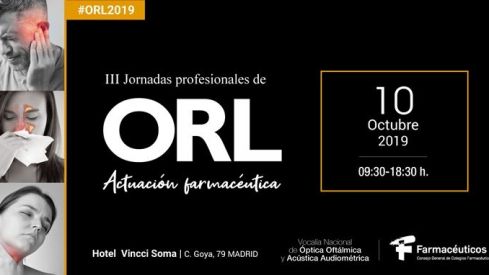 Todo a punto para la III Jornada Profesional de Actuación Farmacéutica en ORL