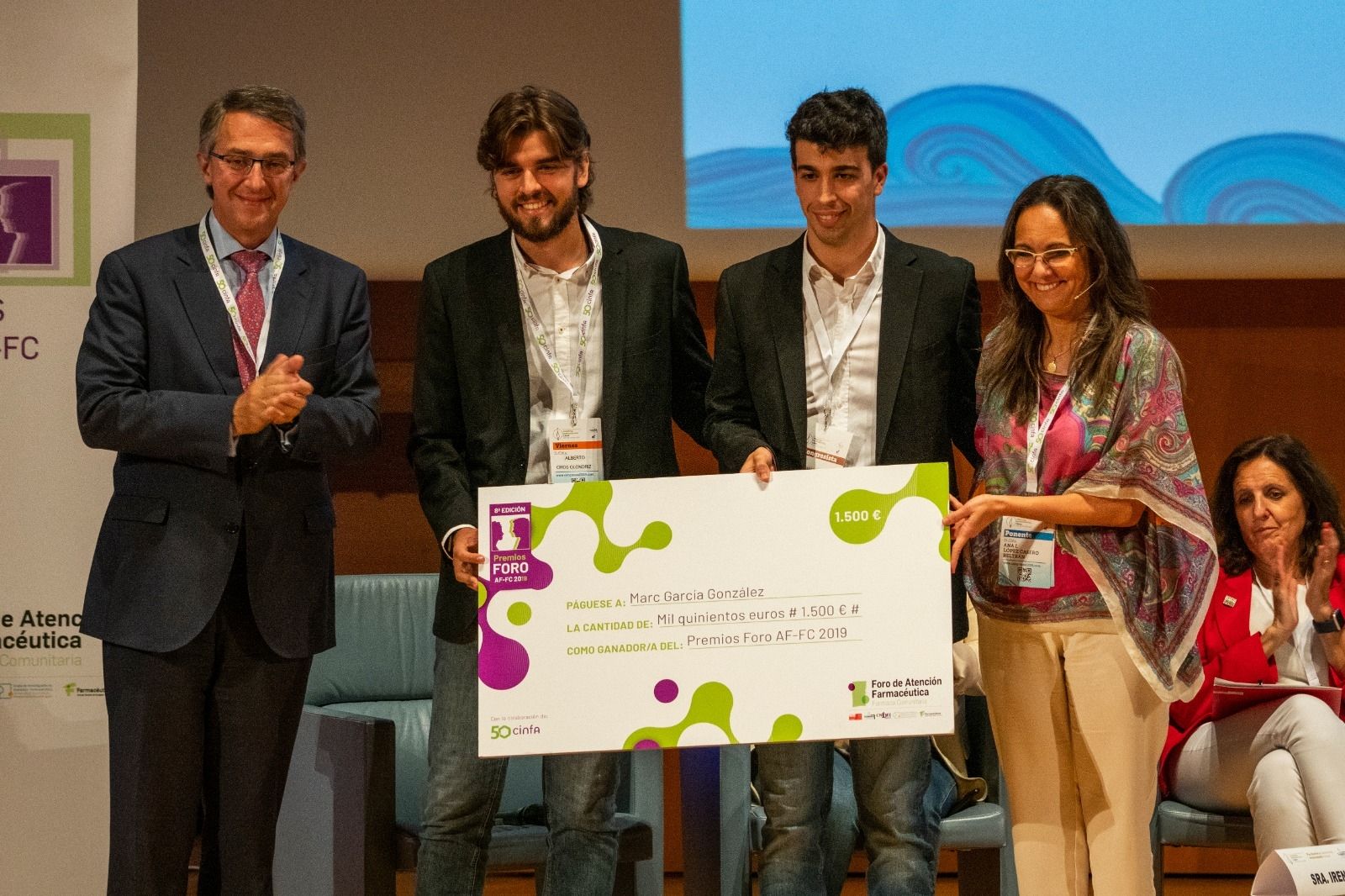 Marc García González, ganador de los premios Foro Atención Farmacéutica-Farmacia Comunitaria 2019