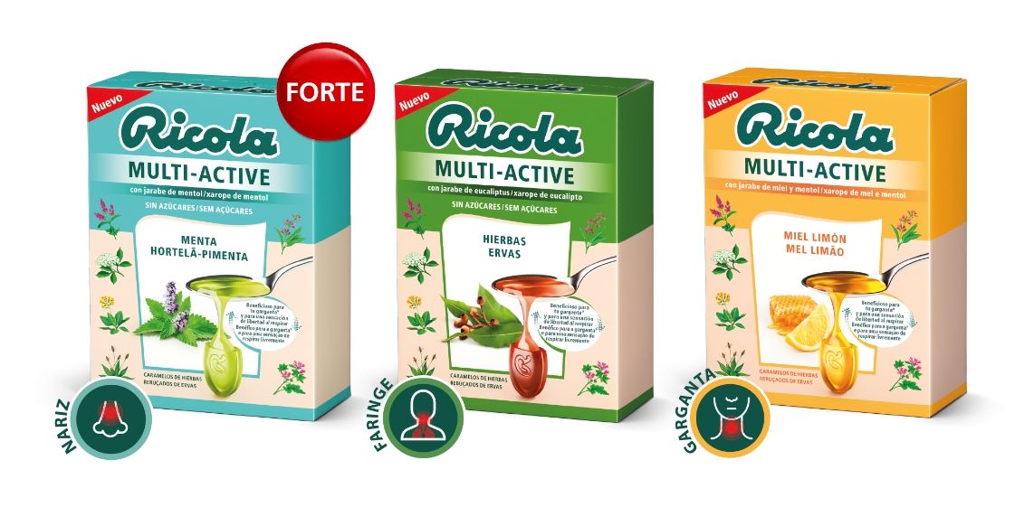 Ricola presenta su nueva línea Multi-Active