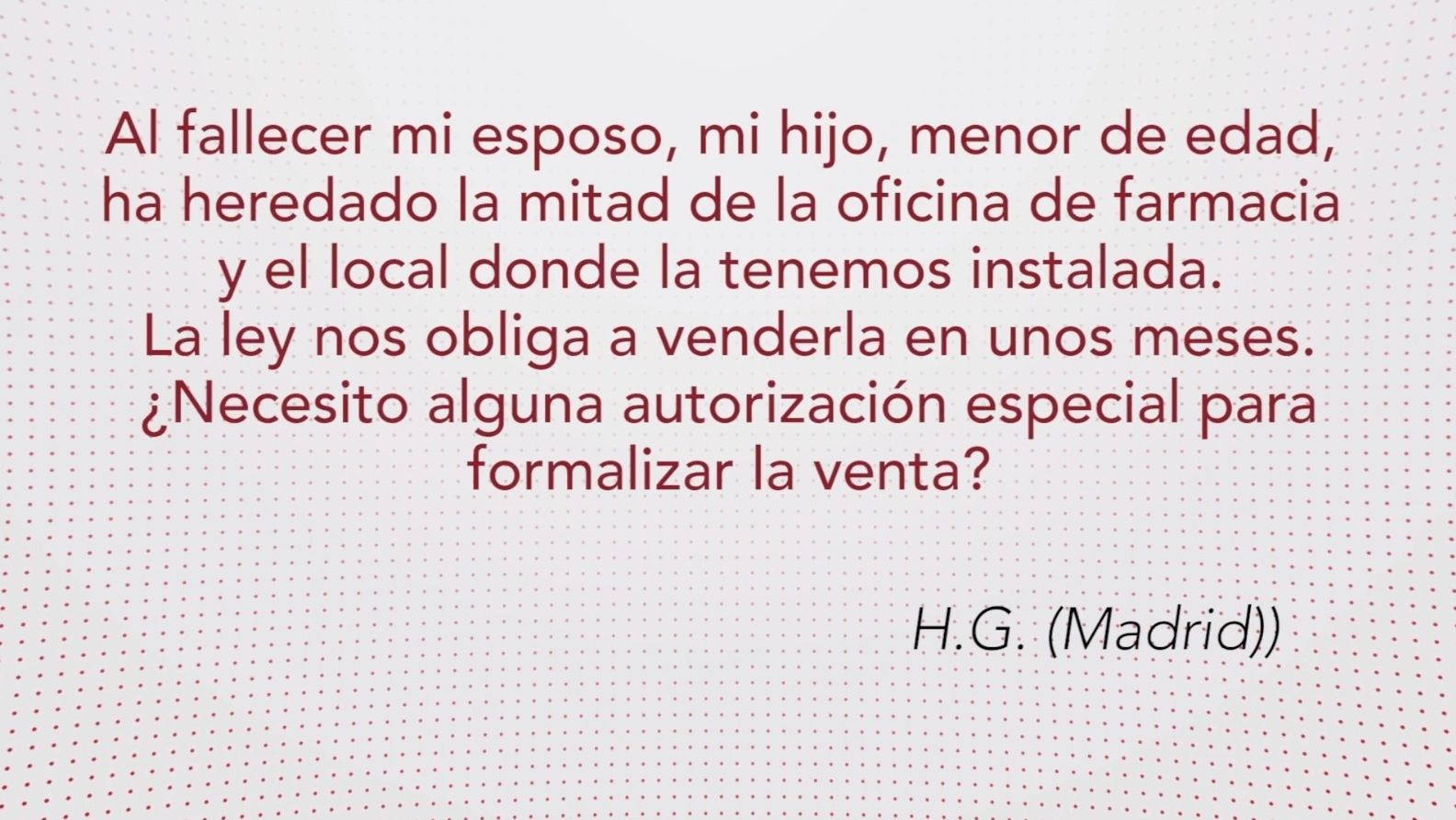 Transmisión de bienes de menores de edad
