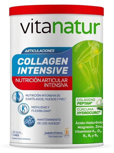Vitanatur Collagen Intensive, con colágeno Peptan® + cúrcuma Hydrocurc®