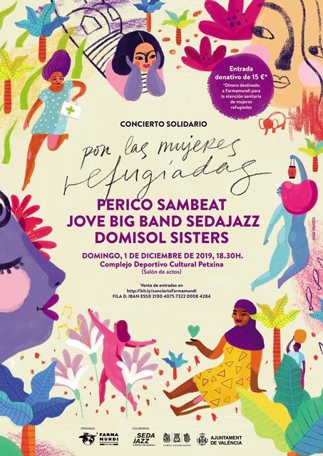 Farmamundi organiza un concierto solidario por las mujeres refugiadas