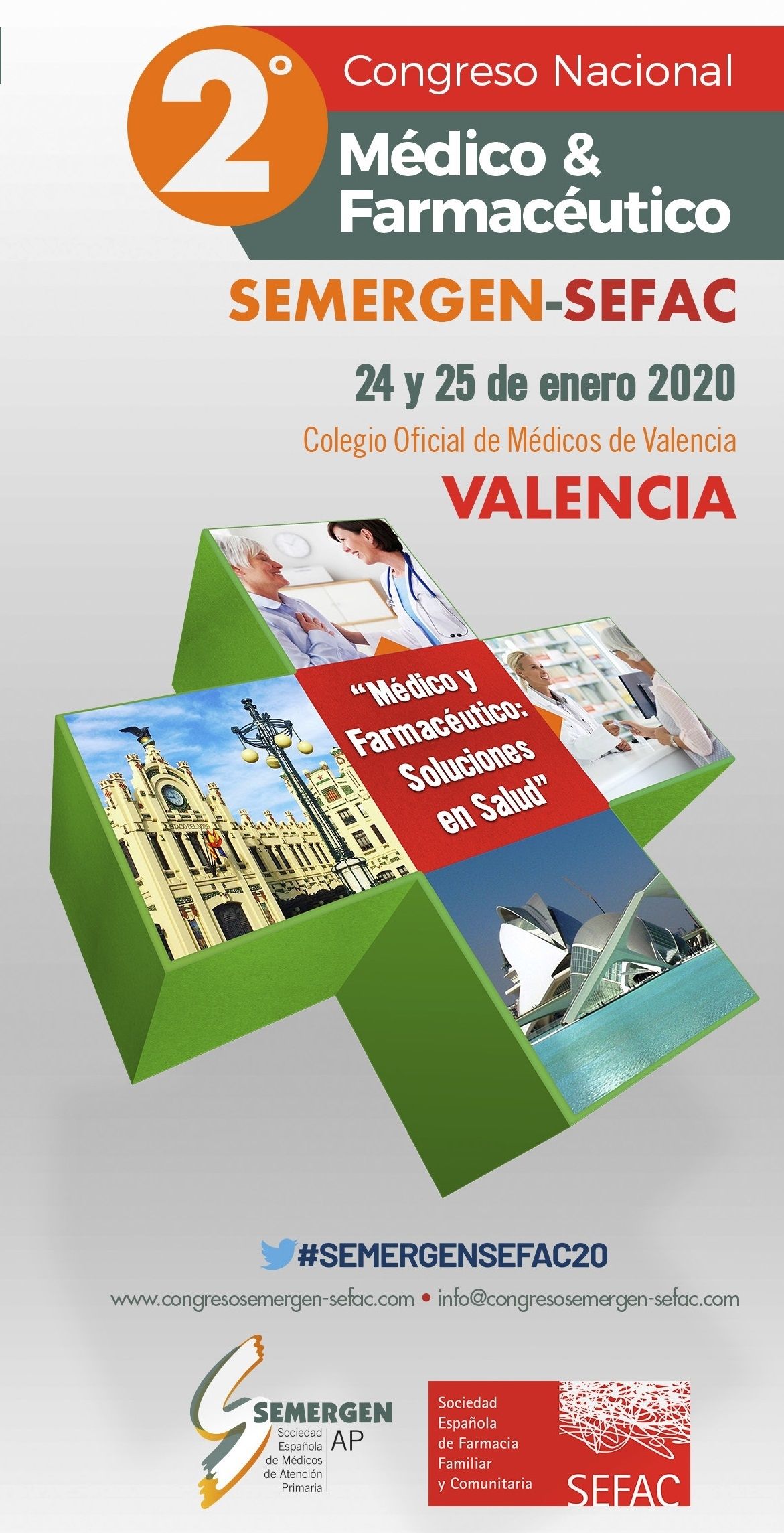 SEMERGEN y SEFAC celebrarán el II Congreso Nacional Médico-Farmacéutico con el lema «Médicos y farmacéuticos: soluciones en salud»