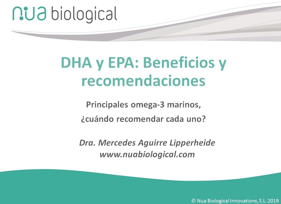 Webinar gratuito: «DHA y EPA: Beneficios y recomendaciones»