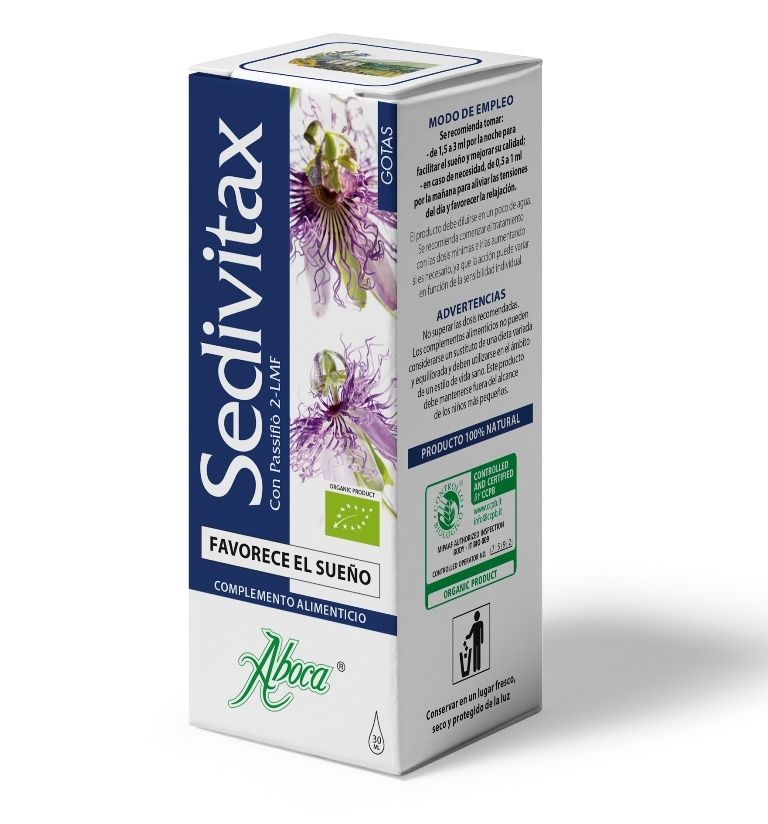 Sedivitax, de Aboca, plantas biológicas para conciliar un sueño reparador