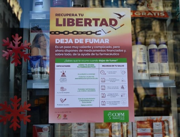 Las farmacias madrileñas inician una campaña de deshabituación tabáquica