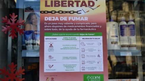 Las farmacias madrileñas inician una campaña de deshabituación tabáquica