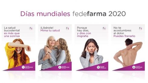 Salud bucodental, salud de la mujer, migraña y dolor protagonizan las campañas sanitarias de fedefarma en 2020